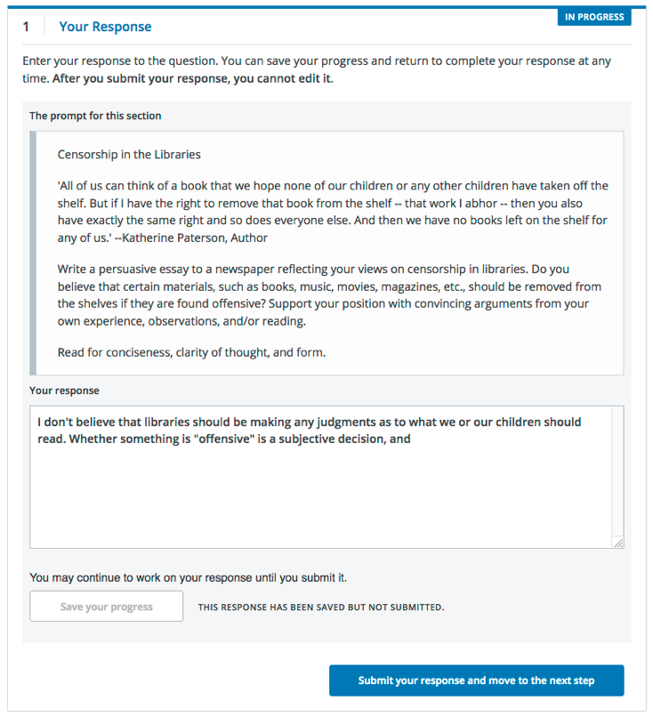 14. Completing Essay Assignments — Open edX Learner's Guide documentation